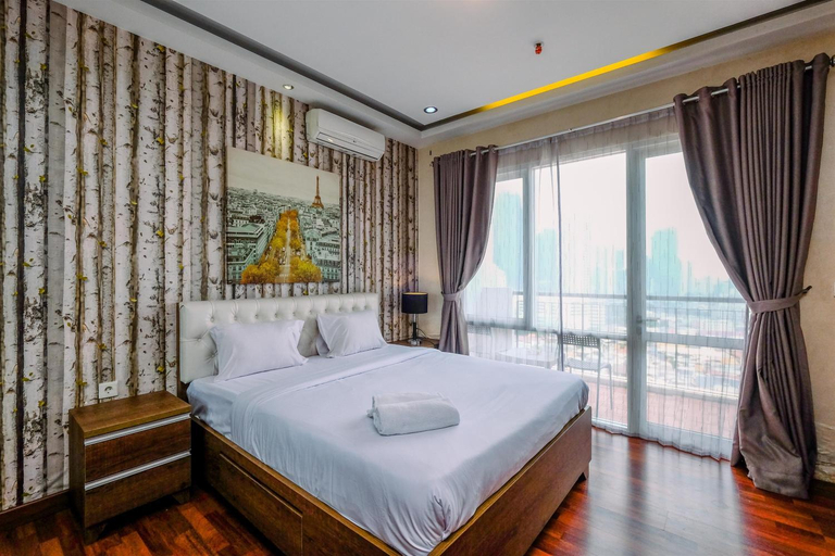 Bedroom 3, Modern Studio at Ambassade Kuningan By Travelio, Jakarta Selatan