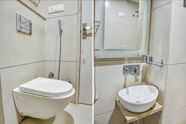 Bathroom, Fabhotel Om Palace, Bhopal