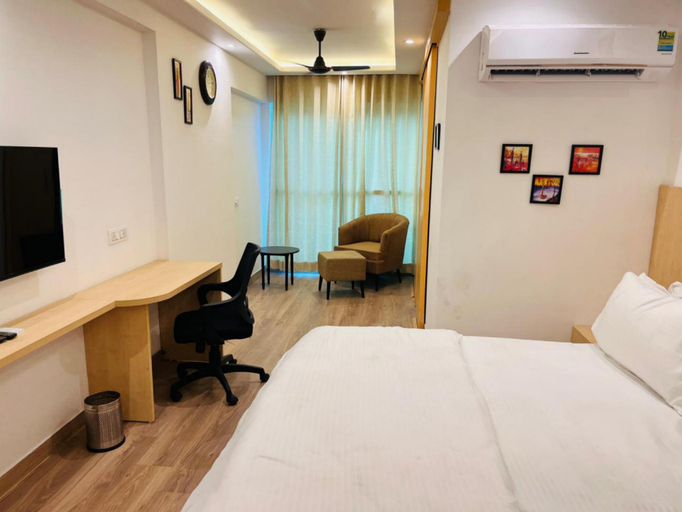 Bedroom 3, Grand Anukampa Suites with Bar & Pool, Jaipur