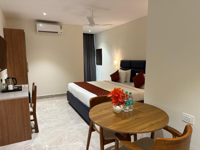 Bedroom 3, Hotel Maritan - Hitech City Hyderabad, Hyderabad