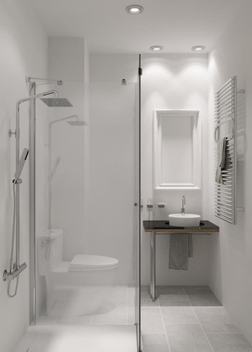 Bathroom 3, Hôtel Beauvilliers, Loir-et-Cher