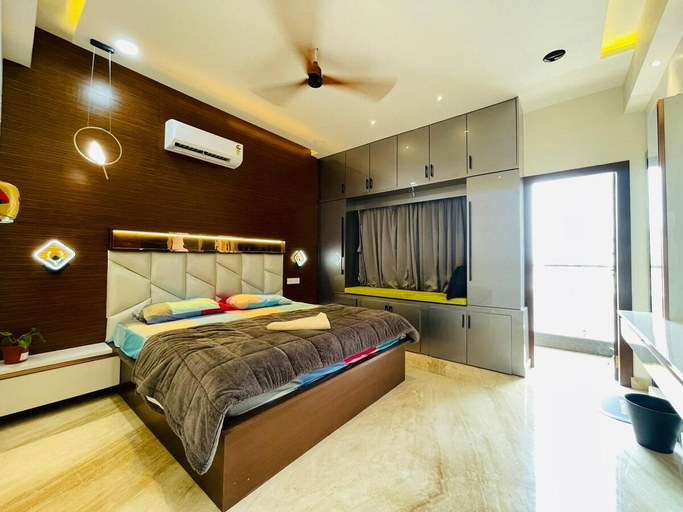 Bedroom 2, Luxurious Garden view Duplex in Hyderabad, Medak