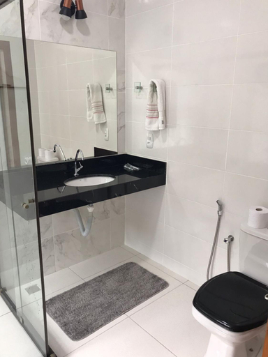 Bathroom, Pousada & Hospedagem Estacao, Domingos Martins