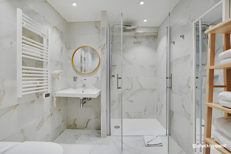 Bathroom 3, Cosy apartment - 1BR4P - MontmartreSacre-Coeur, Paris
