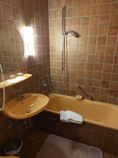 Bathroom 5, Goldner Engel, Restaurant - Hotel - Metzgerei, Miltenberg