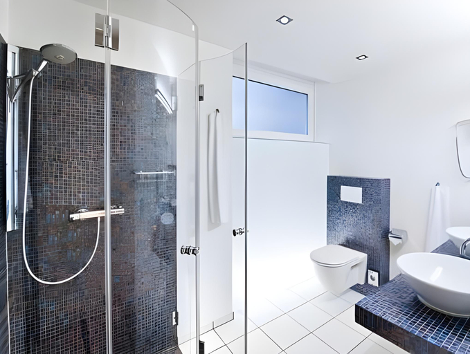 Bathroom 4, Ringhotel Ahrensburg, Stormarn