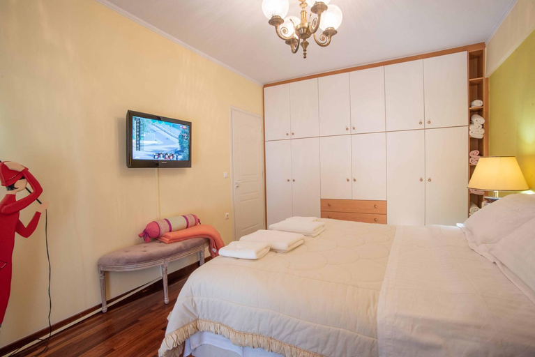 Bedroom, Enallio Luxury Apartments, Peloponnese