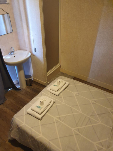 Bathroom 2, hotel de la gare, Haute-Saône