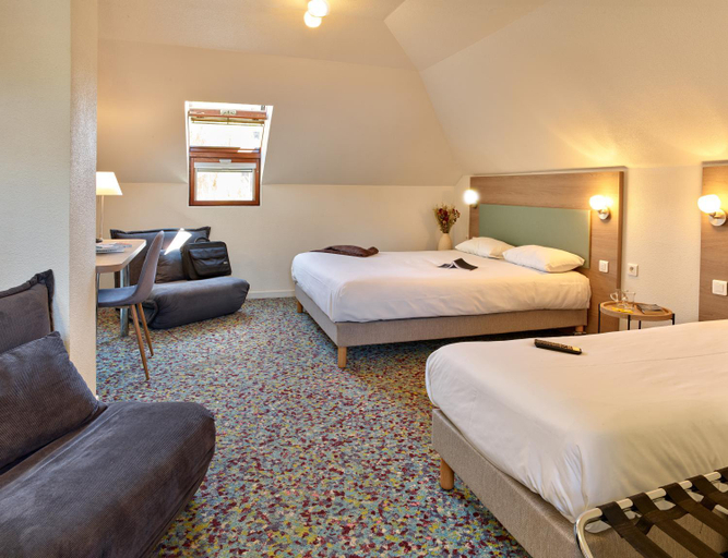 Bedroom 2, Hotel Revotel Nancy Centre Gare, Meurthe-et-Moselle