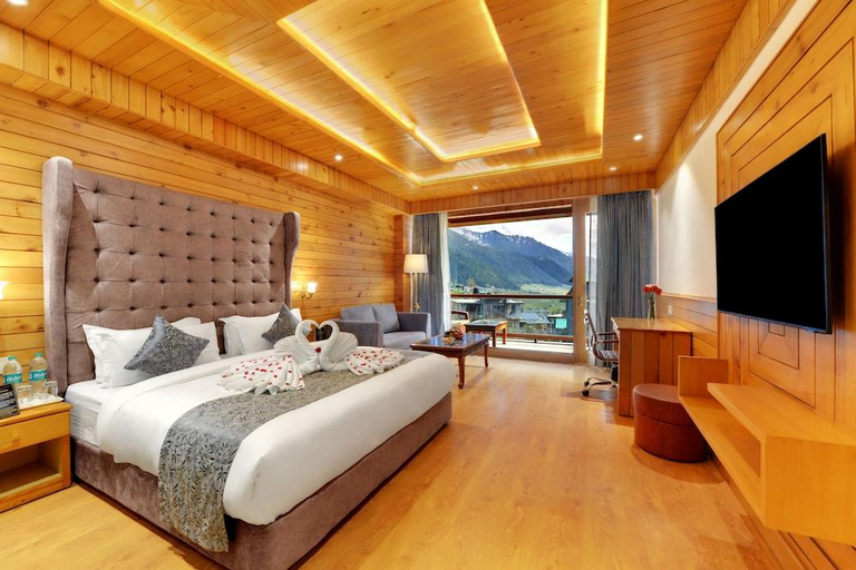Bedroom 2, Tiaraa Hotels & Resorts - A Five Star Luxury Resort, Manali, Kullu