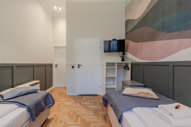 Bedroom 2, Modern Apartments Pilsudskiego Street, Kraków City