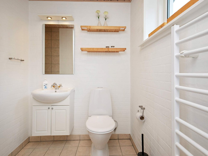 Bathroom, 4 Star Holiday Home in Jerup, Frederikshavn