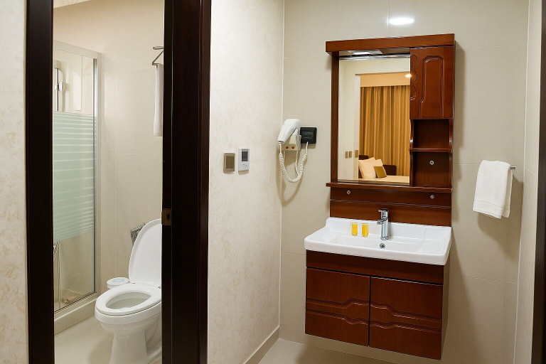 Bathroom 4, Al Jamal Hotel, Salt