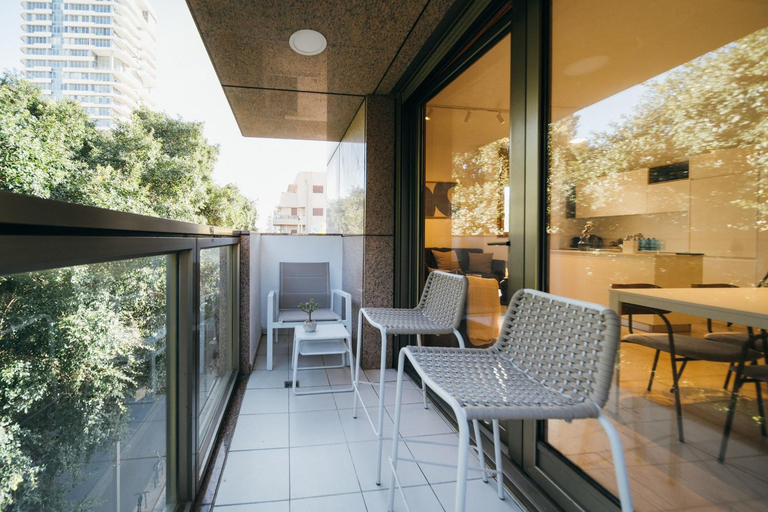 Balcony/terrace, Meir Dizengoff Residence with Shelter
