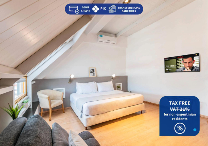 Bedroom 3, Modern Lofts in Puerto Madero, Distrito Federal