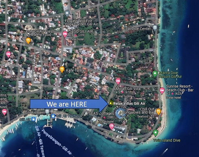 Exterior & Views 2, Relax Villas Gili Air, Lombok