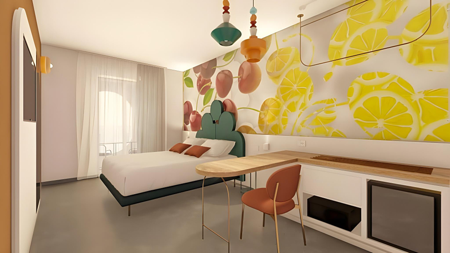 Bedroom 3, Hotel Bacco, Salerno