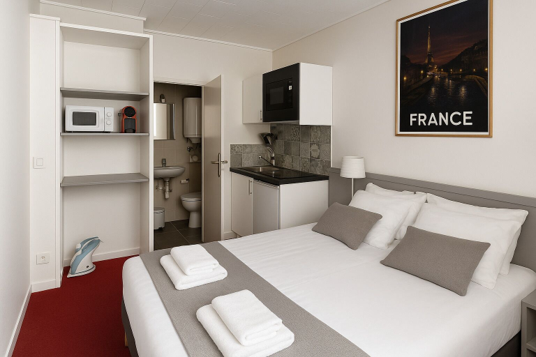 Bedroom 3, Hôtel du Parc Montsouris, Paris