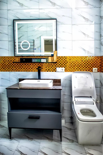 Bathroom 4, AVE MEDICA Apartments, Palangos
