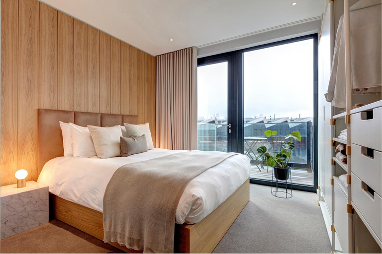 Bedroom 2, Design-led serviced apartments, Camden, London