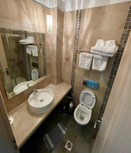 Bathroom 3, Hotel Afrodite, Central Macedonia