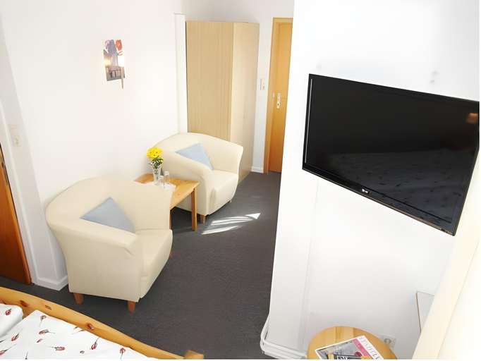 Bedroom 2, Pension Marktblick, Nordfriesland