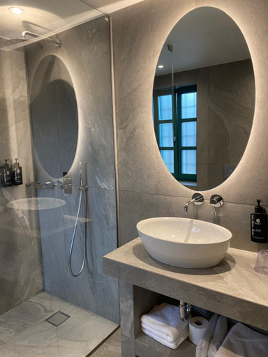 Bathroom 3, MAKRIS Papigo Luxury suites, Epirus