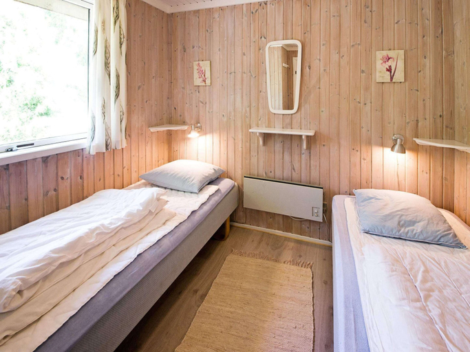 Bedroom, 6 Person Holiday Home in Aakirkeby, Bornholm