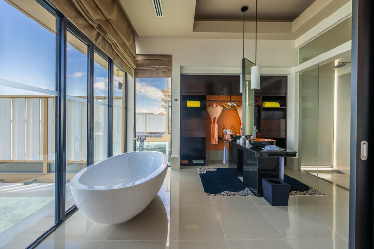 Bathroom 5, Angsana Velavaru - Free return Seaplane Transfers until 30th Sep 2026, Mulaku Atoll