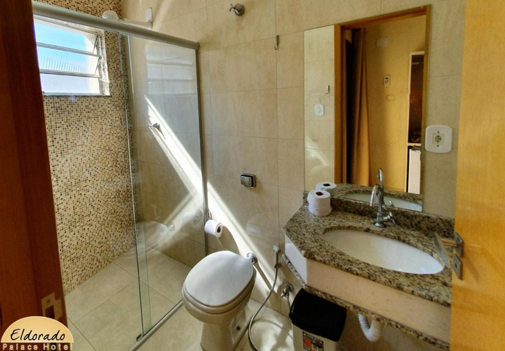 Bathroom 4, Eldorado Palace Hotel Aparecida, Aparecida