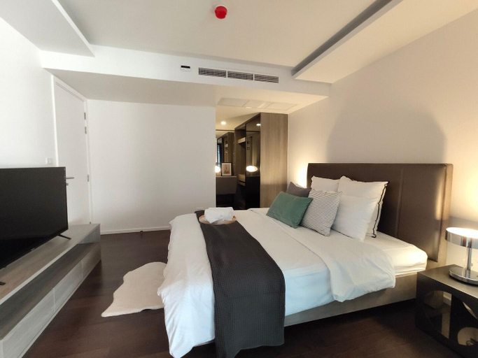 Bedroom 3, Bangkok&Pool&BTS Asoke&MRT Sukhumvit&Max6ppl(39), Khlong Toey