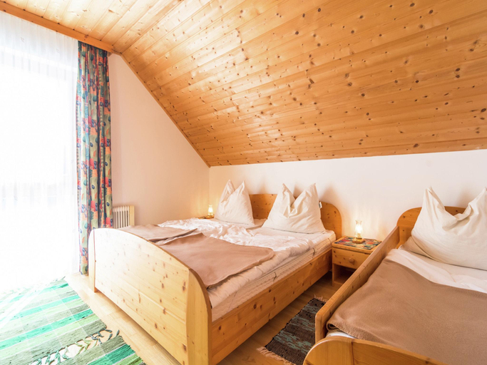 Bedroom 2, Chalet in Alps with Private Sauna, Wolfsberg