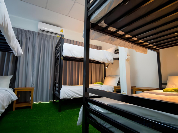 Bedroom 3, Victory Park Hostel, Ratchathewi