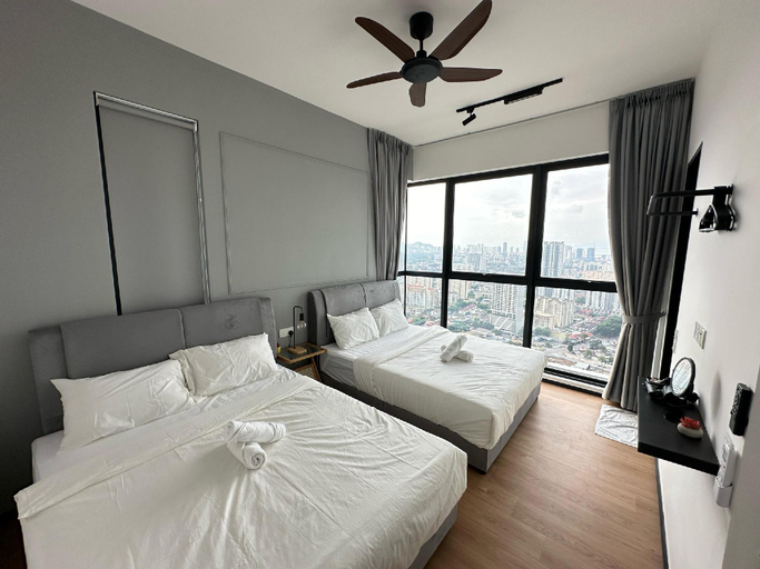 Bedroom 2, Modern Urban Suites@Georgetown PenangBridgeSeaview, Pulau Penang