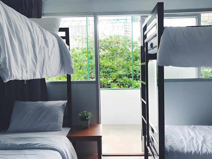 Bedroom 2, Victory Park Hostel, Ratchathewi