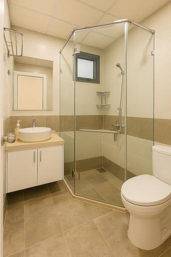 Bathroom 5, Monarchy Luxury Serviced Apartments, Da Nang