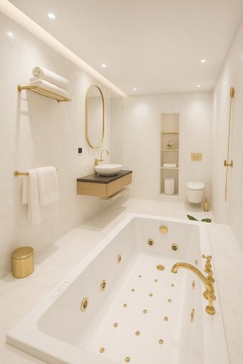 Bathroom 4, Q' Nest Hotel Cloud End Lansdowne, Garhwal
