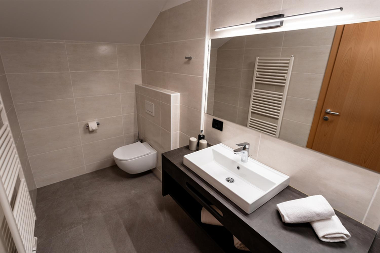 Bathroom 2, Self Service Hotel Schnalser Hof, Bolzano