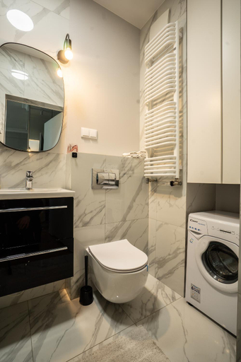 Bathroom 3, VipWarsawApartments Cytryn Mennica Residence, Warsaw
