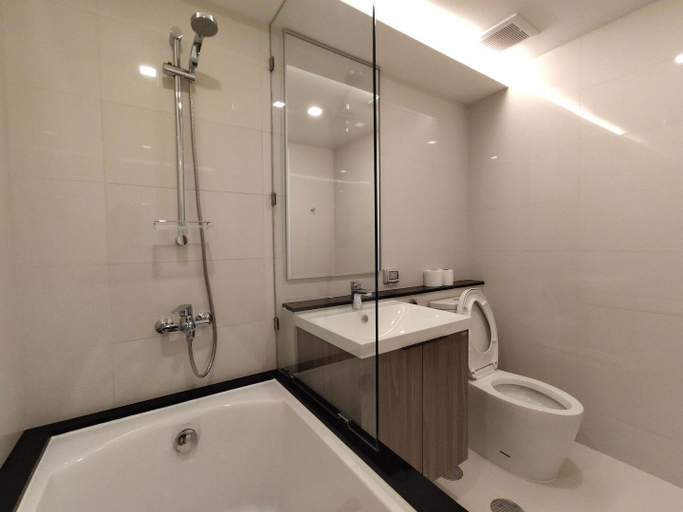 Bathroom, Bangkok&Pool&BTS Asoke&MRT Sukhumvit&Max6ppl(39), Khlong Toey