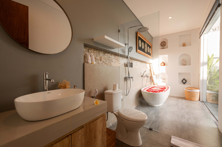 Bathroom 5, Bila De Ubud Villas, Gianyar