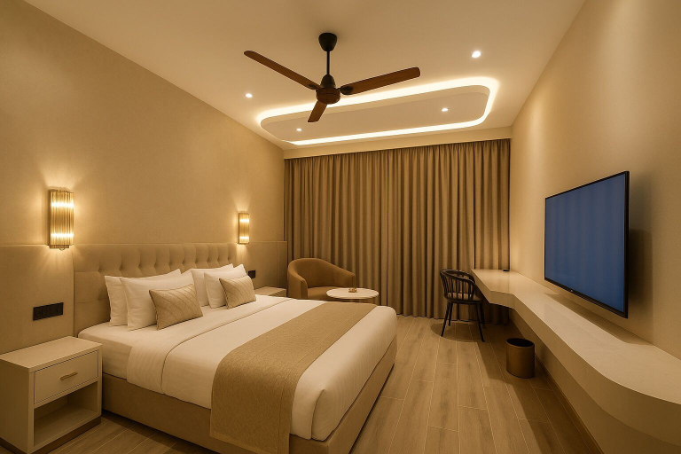 Bedroom 3, Q' Nest Hotel Cloud End Lansdowne, Garhwal
