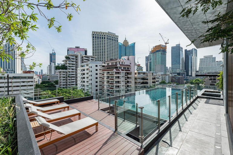 Sport & Beauty 5, LUXURY CENTRAL 5mins walk to BTS Asok!max2ppl!(64), Khlong Toey