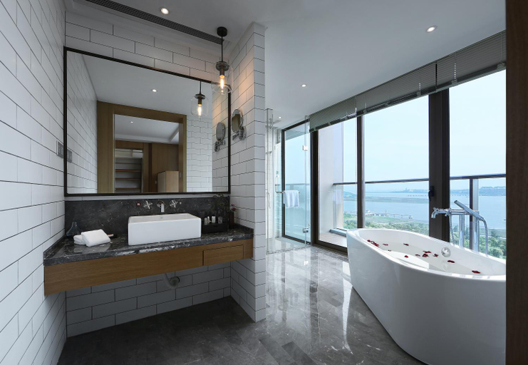 Bathroom, Zhoushan Yibo Hotel, Zhoushan