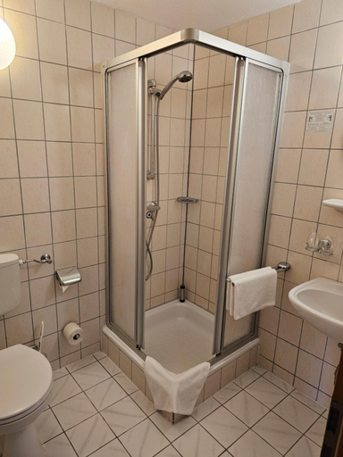 Bathroom 3, Hotel Landgasthof Pressel, Nordsachsen