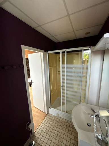 Bathroom 3, Logis Hotel & Restaurant Le Parcey, Jura