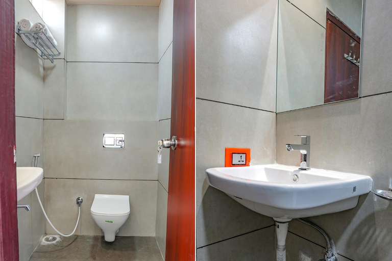 Bathroom 4, FabHotel Day2Day - Airport, Indore