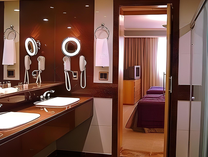 Bathroom 5, Royal Rio Palace Hotel, Rio de Janeiro