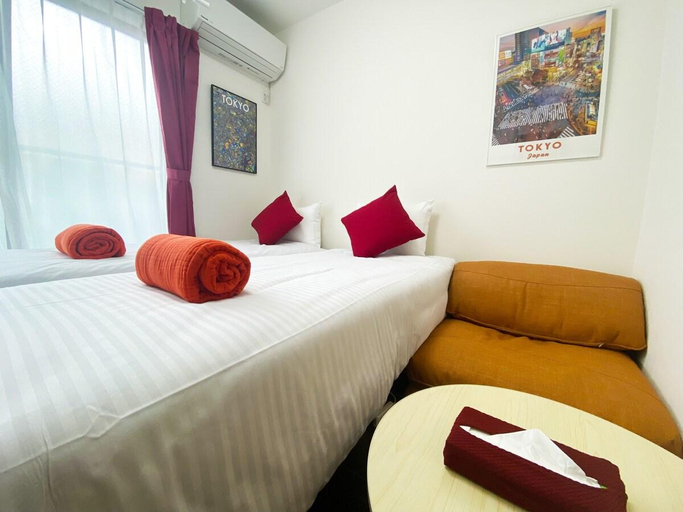 Bedroom 2, Skytree & Asakusa in front! Newly built clean apt!, Sumida