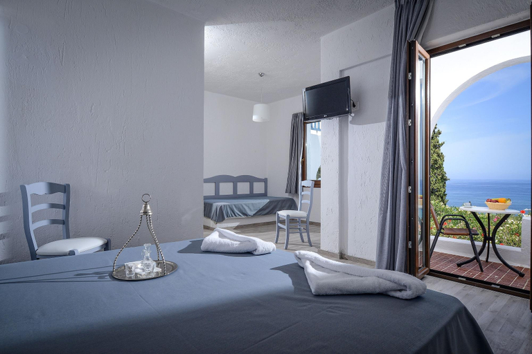 Bedroom 3, Hersonissos Village Hotel & Bungalows, Crete